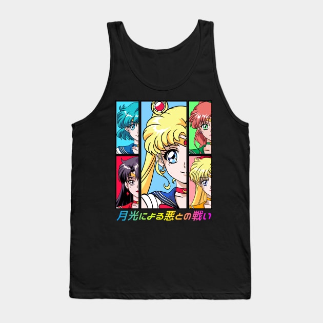 Moon Prism Power Tank Top by elblackbat